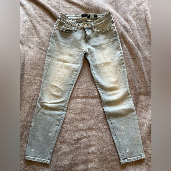 Women’s lucky brand embroidered ankle jeans - Picture 2 of 5
